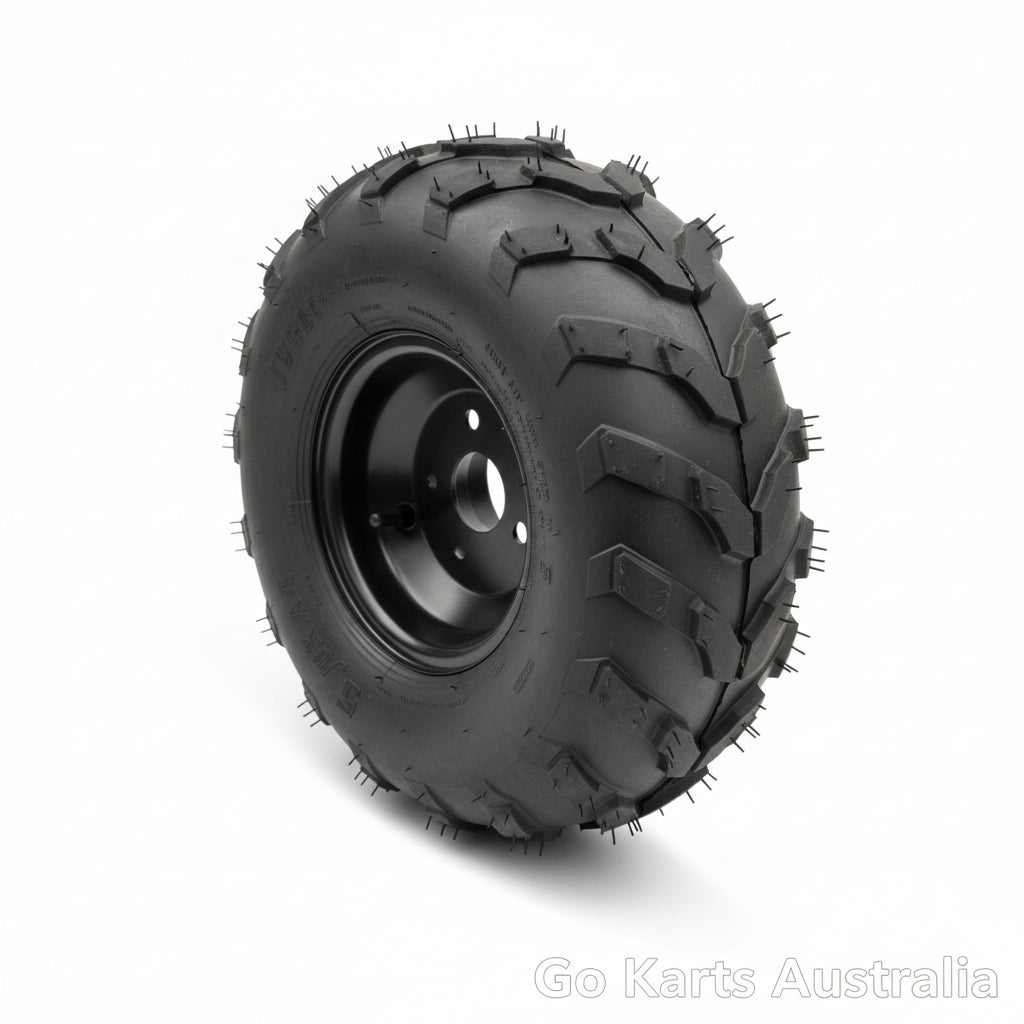 Tyre and Rim 7 inch 16x8-7 inch Tubeless Directional tread