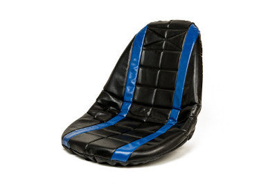 Blue padded seat cover